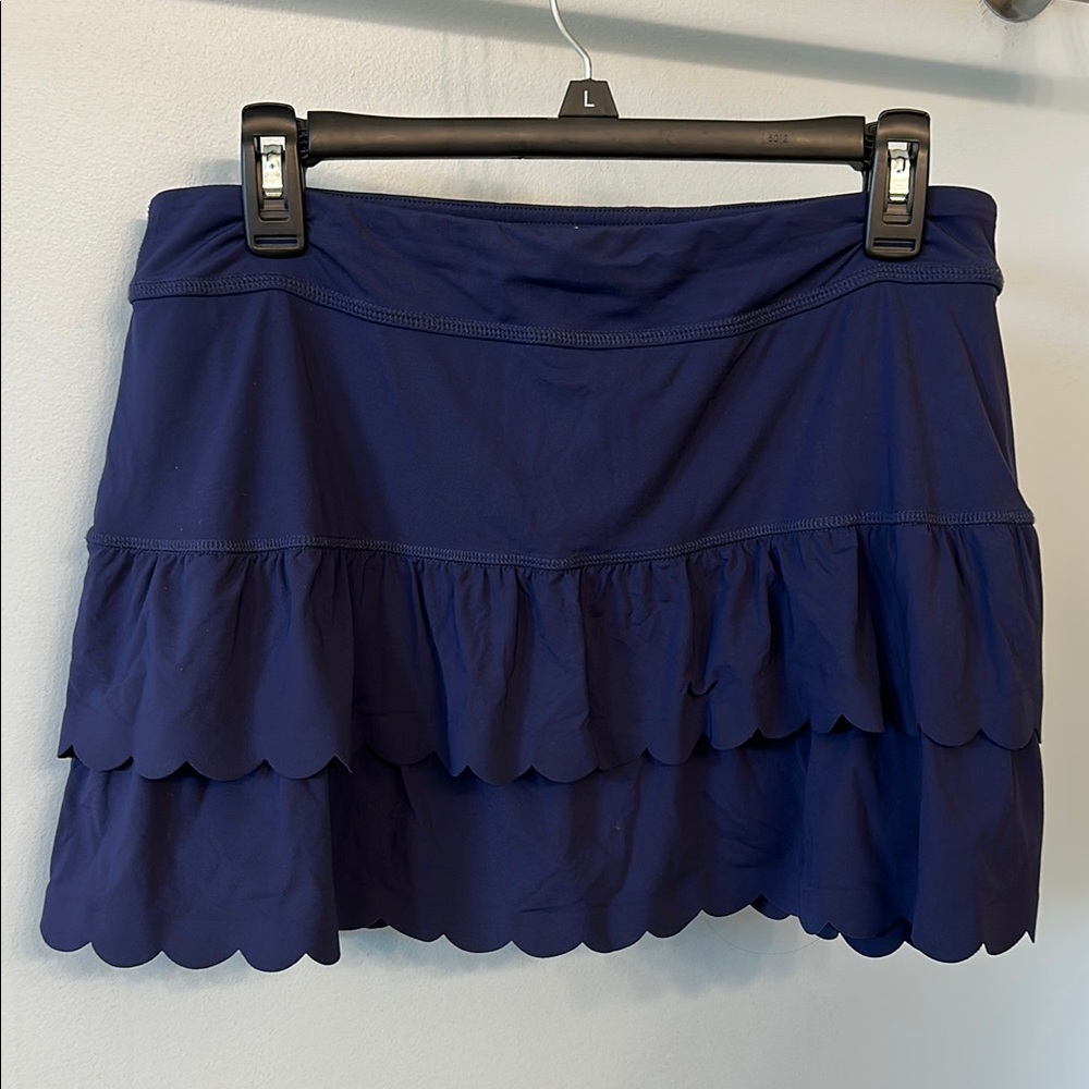 Lilly Pulitzer Navy Women's Scalloped Skort